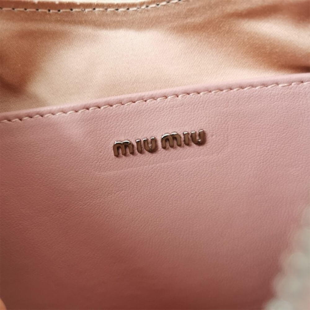Matelasse nappa leather shoulder bag