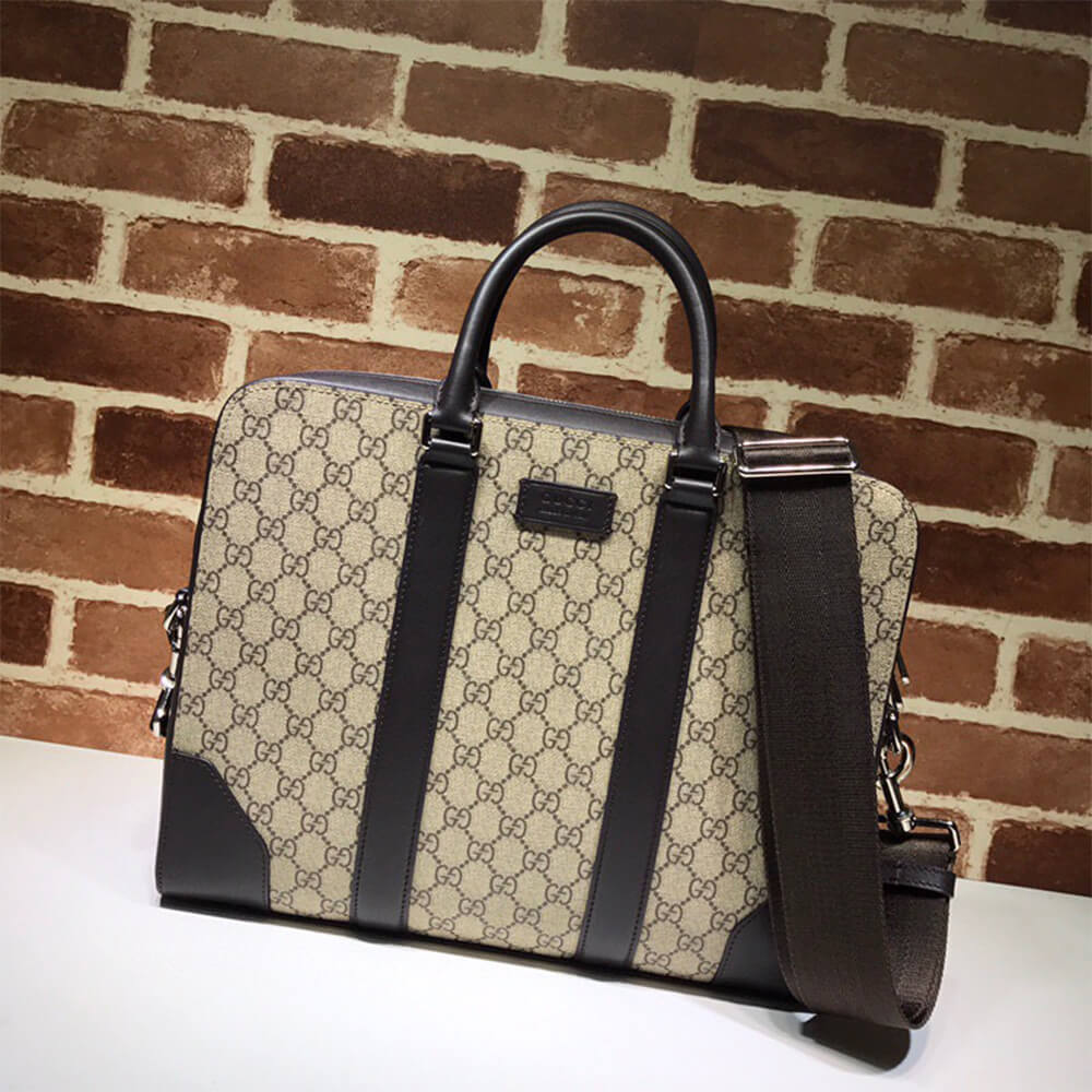 Gvc*1 GG Beige Briefcase