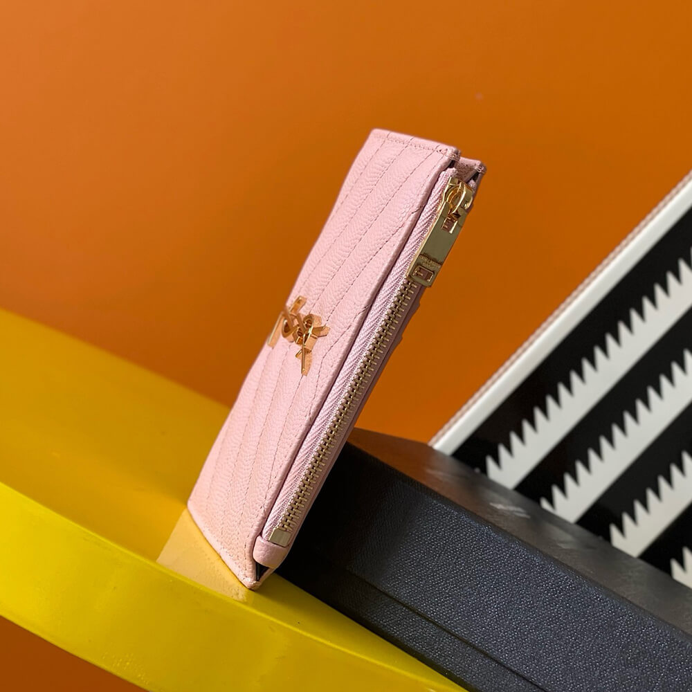 Y51 CASSANDRE MATELASSÉ FRAGMENTS ZIPPED CARD CASE(HIGH-END GRADE)