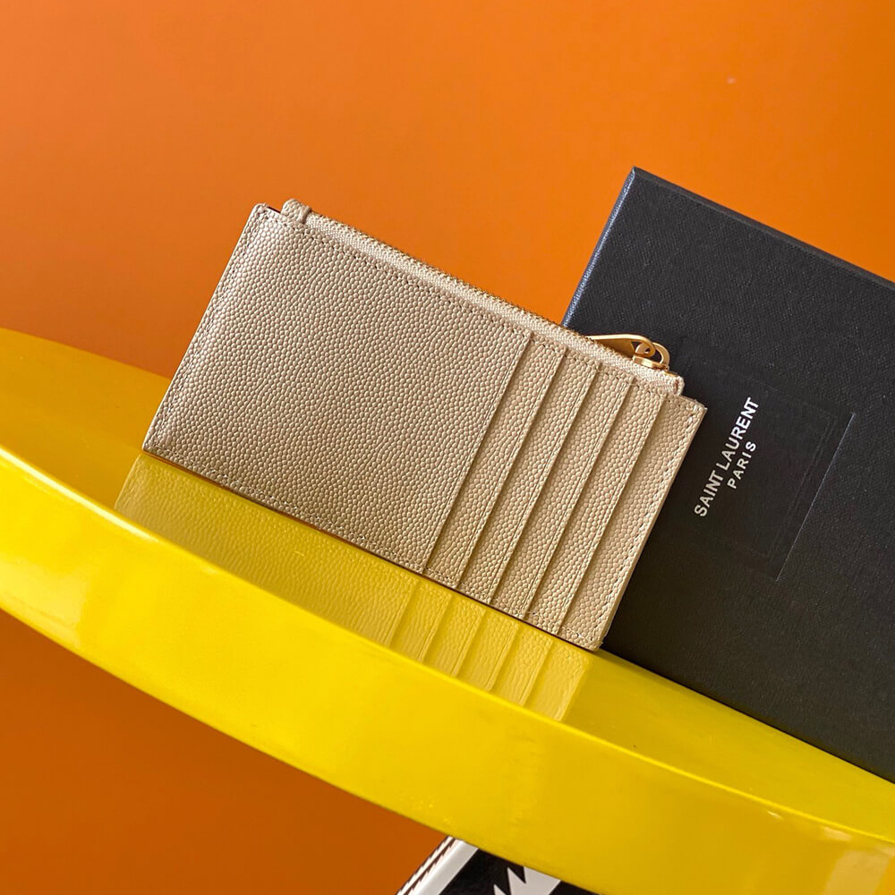 Y51 CASSANDRE MATELASSÉ FRAGMENTS ZIPPED CARD CASE(HIGH-END GRADE)