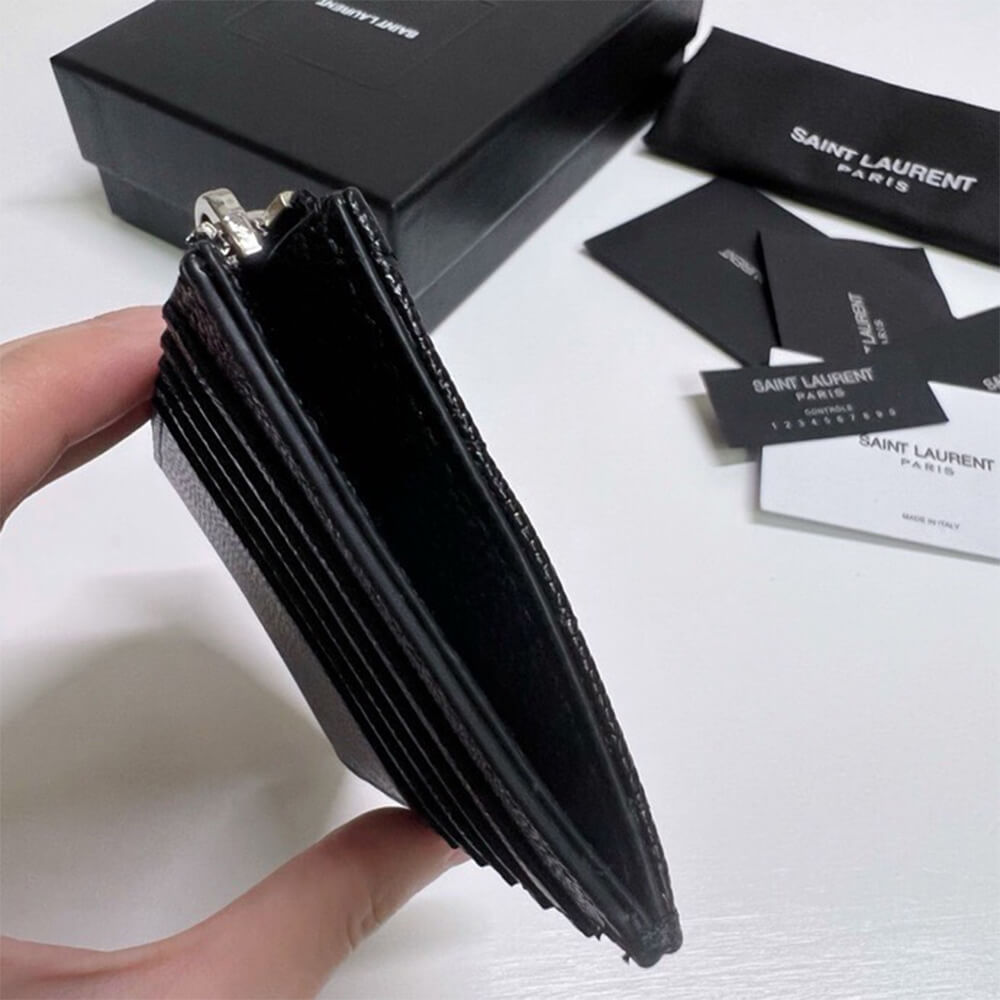 Y51 CASSANDRE MATELASSÉ FRAGMENTS ZIPPED CARD CASE(HIGH-END GRADE)