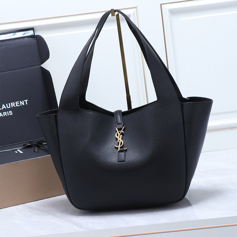 LE 5 A 7 BEA IN GRAINED LEATHER