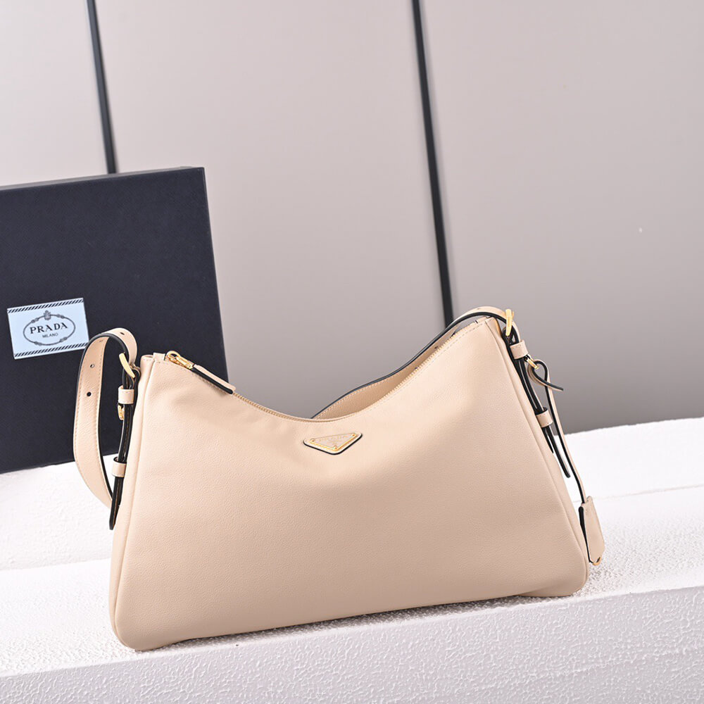 Pra*a Aimee large leather shoulder bag