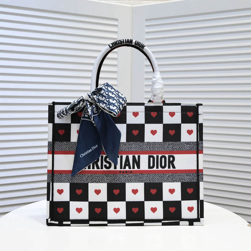MEDIUM D10rAMOUR D10r BOOK TOTE