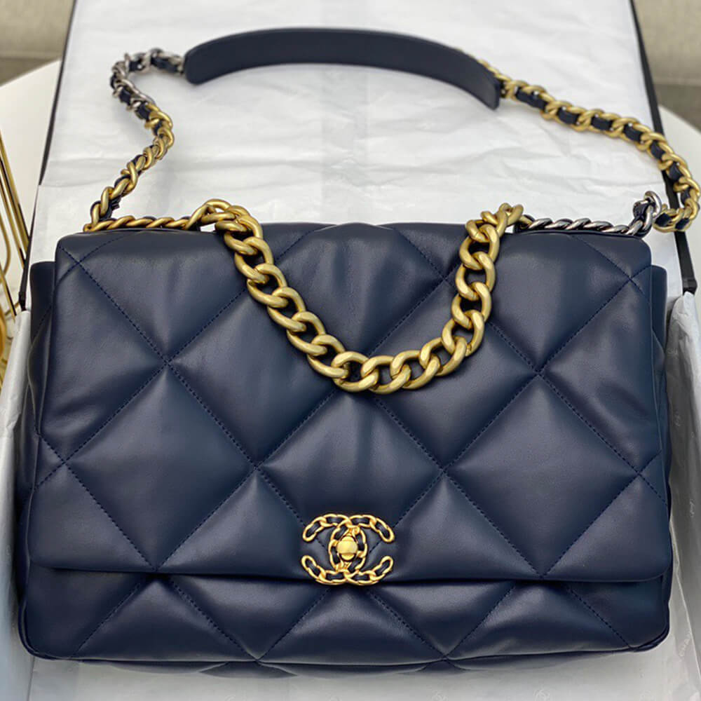 Ch**el 19 Maxi Handbag(HIGH-END GRADE)