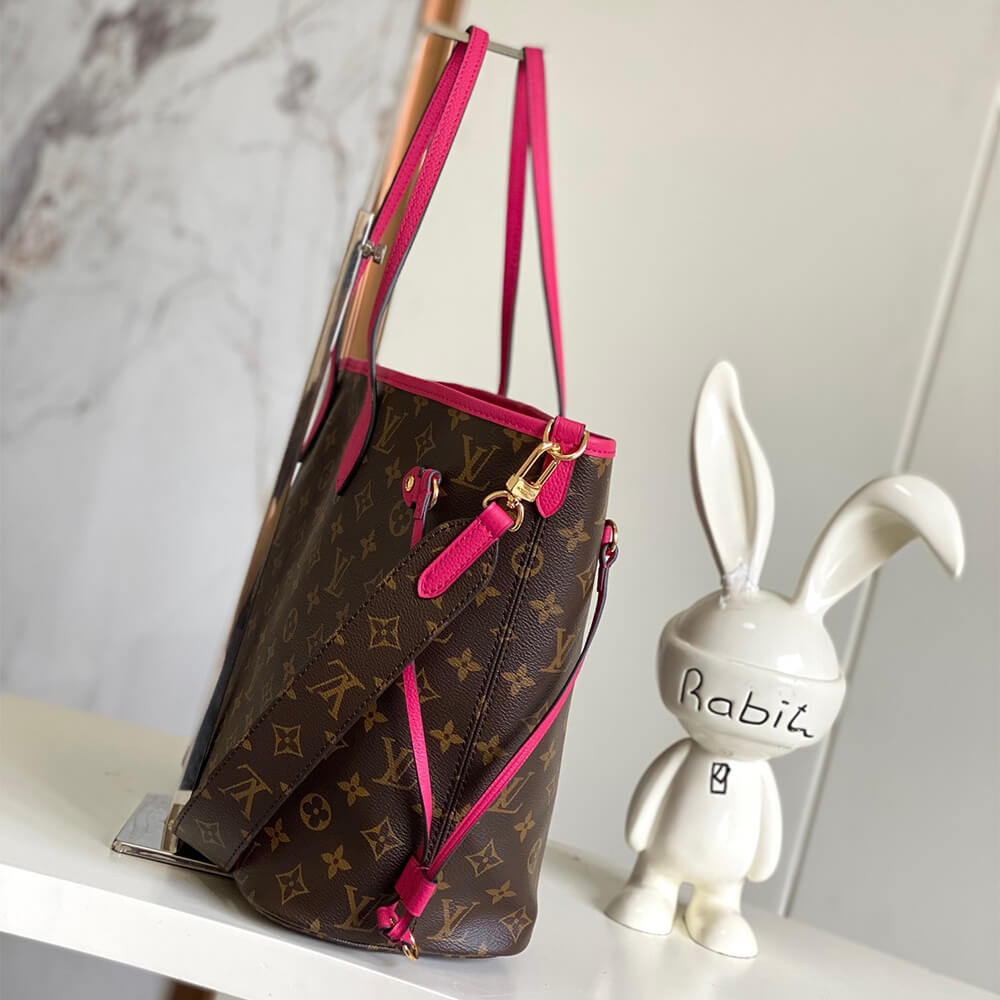 LV Neverfull Bandouliere Inside Out MM(HIGH-END GRADE)