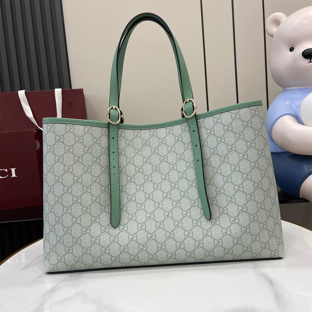 GG Emblem large tote bag