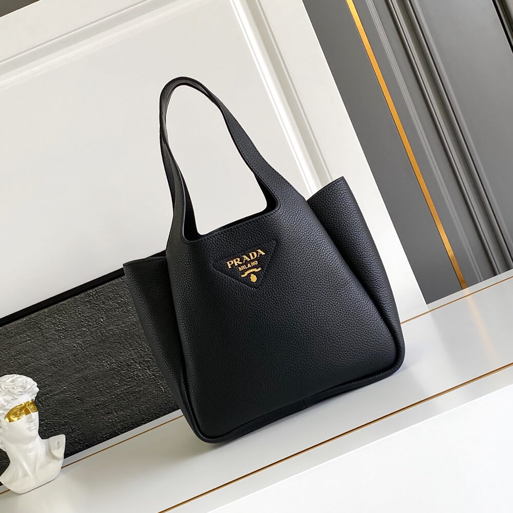 Pra*a Small leather tote bag(high-end Grade)