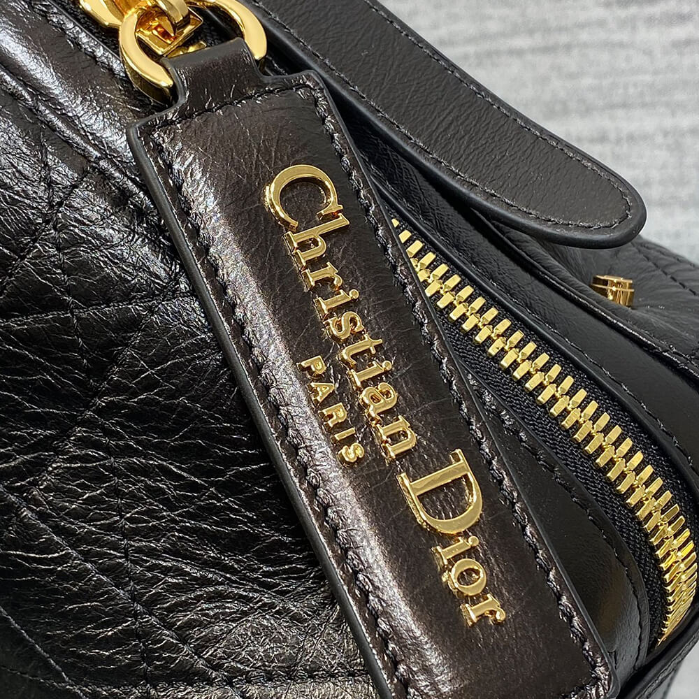 Small D-Journey Bag in Shiny Goatskin(HIGH-END GRADE)