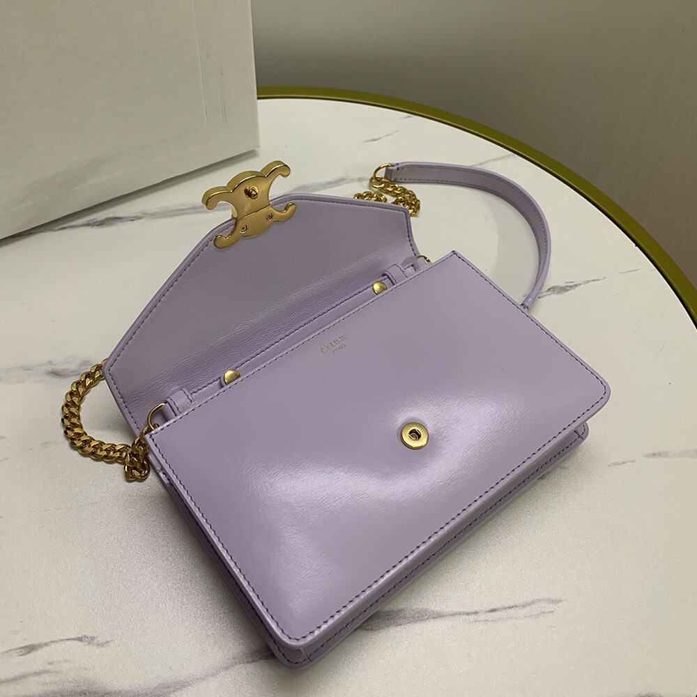 WALLET ON CHAIN MARGO in Shiny calfskin(HIGH-END GRADE)