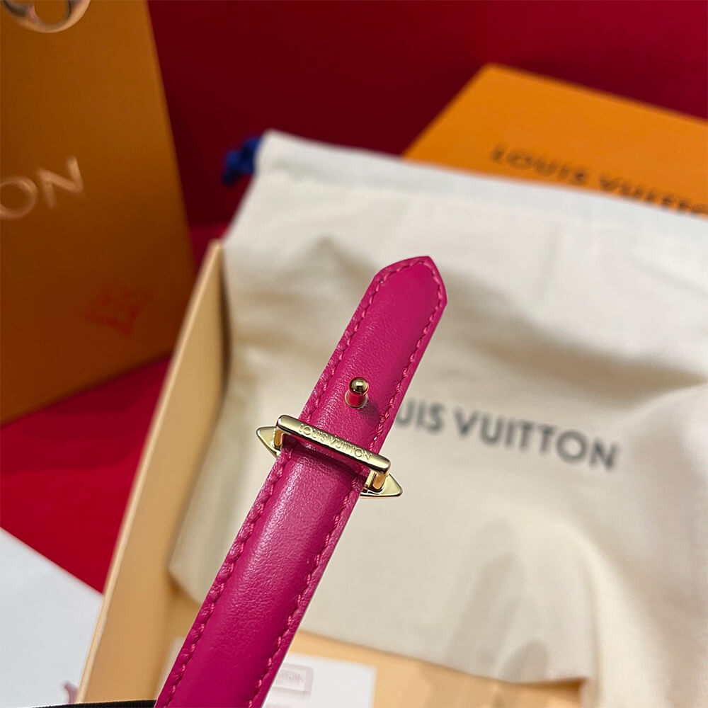 LV x TM Mini Flowergram 15mm Reversible Belt
