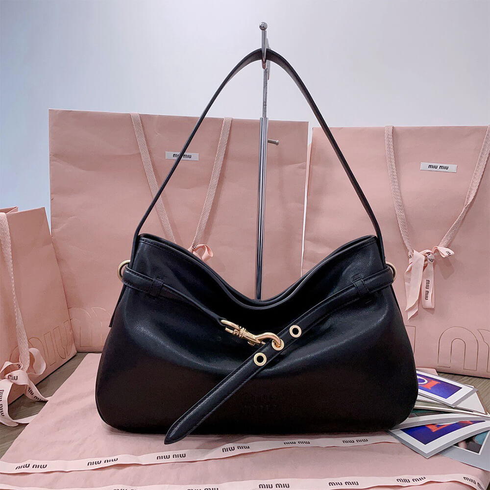 M1um1u Medium Aventure nappa leather bag(HIGH-END GRADE)