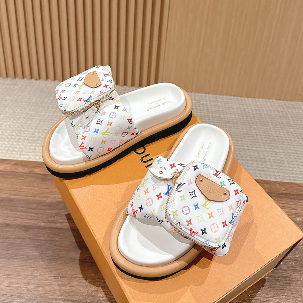 LV x TM Pool Pillow Flat Comfort Mule