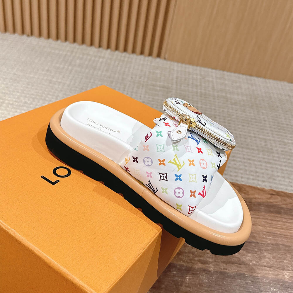 LV x TM Pool Pillow Flat Comfort Mule