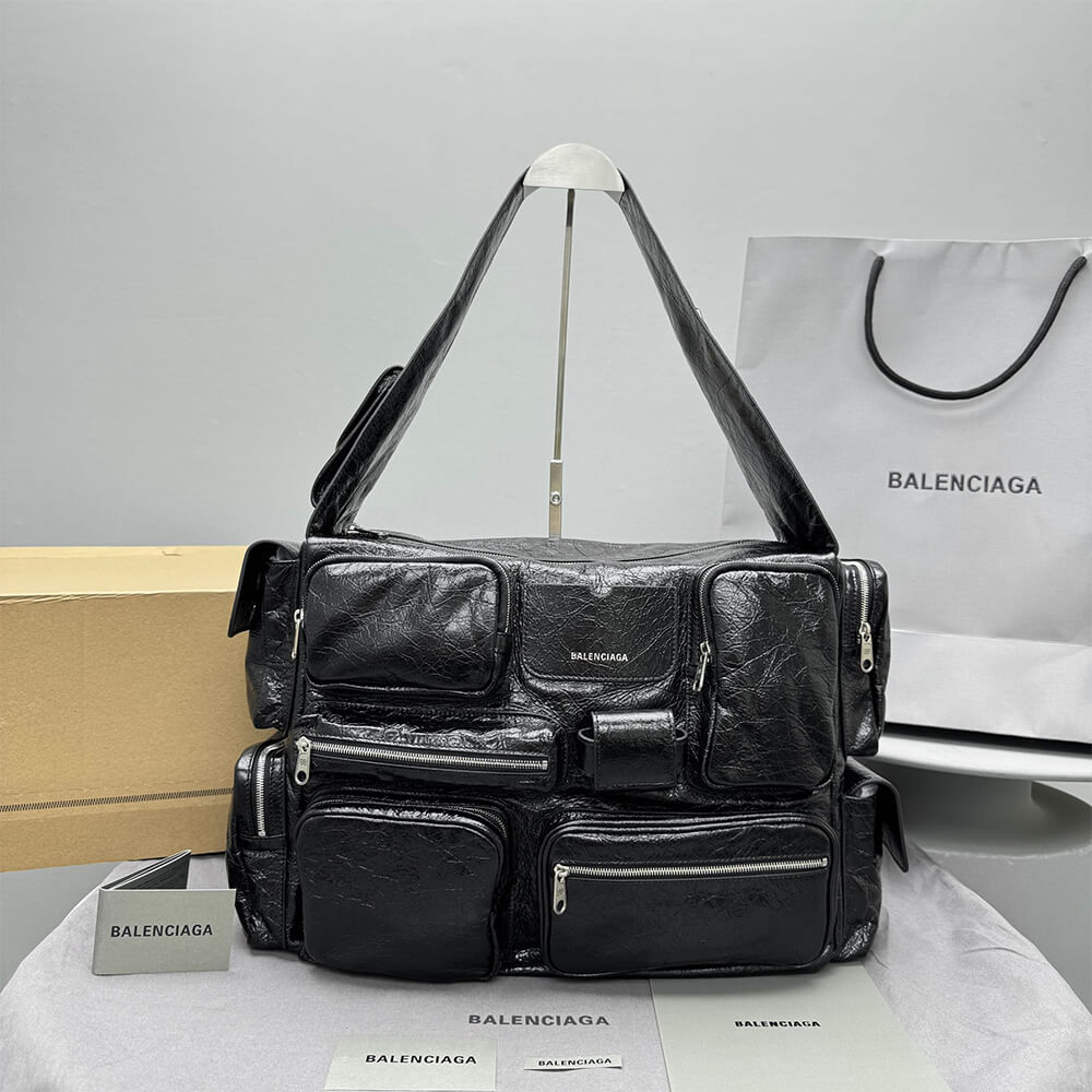 Ba1en*iaga S*perbusy Sling Bag Large in Black(HIGH-END GRADE)