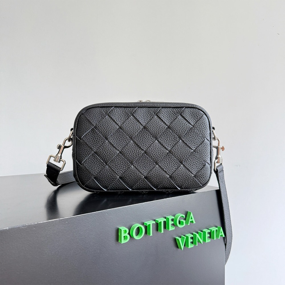 B0tt*ga Ven*ta Small Intrecciato Camera Bag(HIGH-END GRADE)