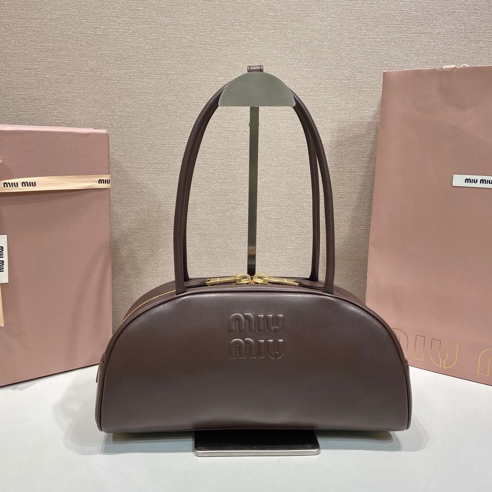 M1um1u Medium Beau leather top-handle bag(HIGH-END GRADE)